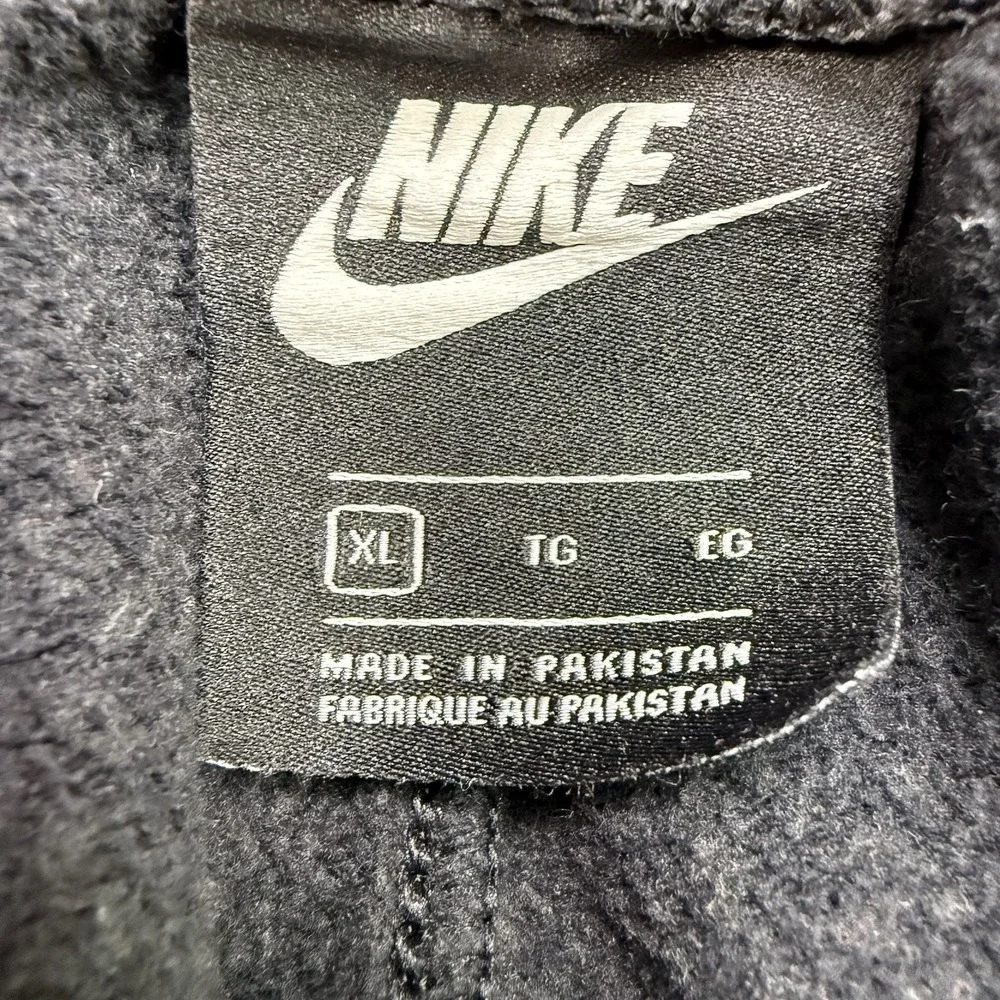 Nike Just Do It Club Fleece Jogger Sweatpants Men's XL Black Drawstring Pockets
